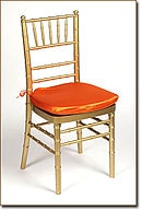 tiffany sandalye turuncu minder