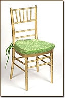 tiffany sandalye yeşil minder